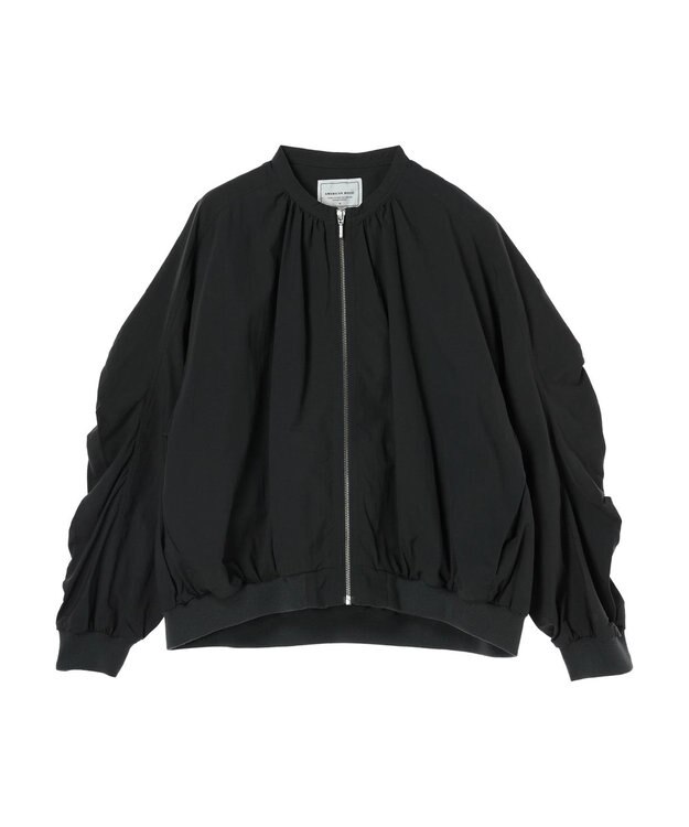 AMERICAN HOLIC 撥水加工ギャザーブルゾン Charcoal Gray