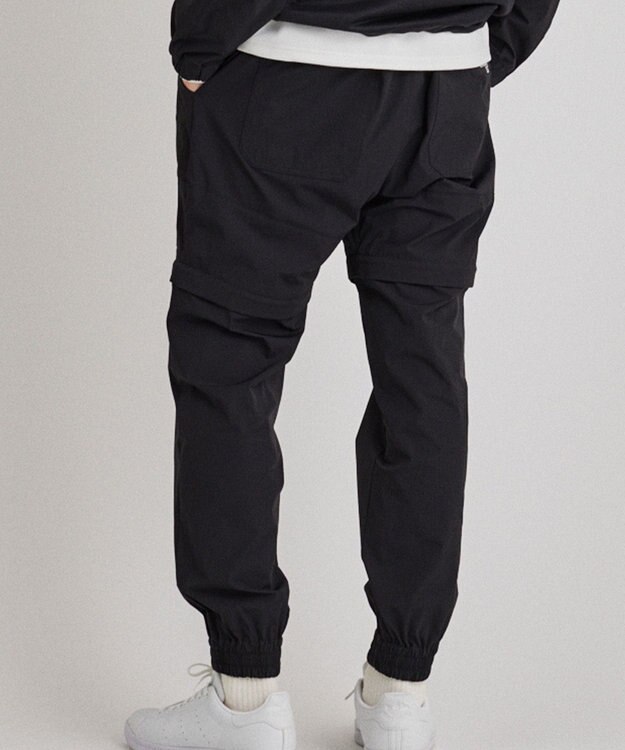 PW CIRCULUS 【撥水加工/軽量/ストレッチ】【MEN】デタッチャブルパンツ ブラック系