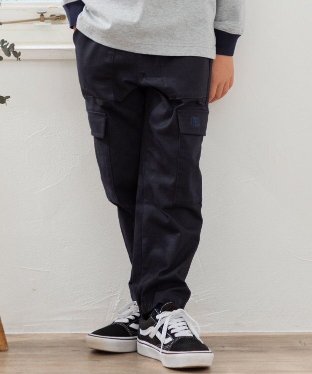 J.PRESS KIDS 【140-170cm】コットンツイル カーゴパンツ ネイビー系