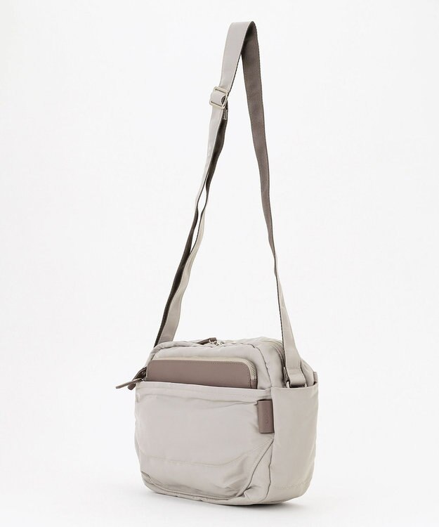 Y'SACCS ポリエステルツイル ショルダーバッグ グレージュ