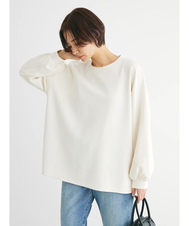 Green Parks ・ＳＵＧＡＲ　ＳＰＯＯＮスウェードポンチプルオーバー Ivory