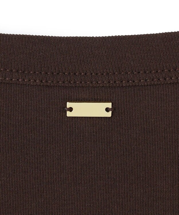 UNFILO ドライタッチフライス ノースリーブ Tシャツ ブラウン