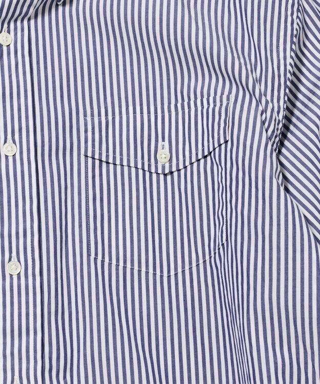 J.PRESS MEN 【J.PRESS ORIGINALS】【UNISEX】Cotton Broad Cloth Shirt / B.D. / Baggy-Fit ネイビー系1