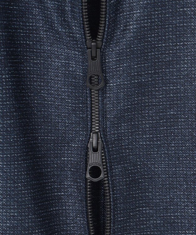 GOTAIRIKU 新素材【洗える/シワになりにくい/ストレッチ】カラミプリント MA-１ブルゾン ネイビー系8