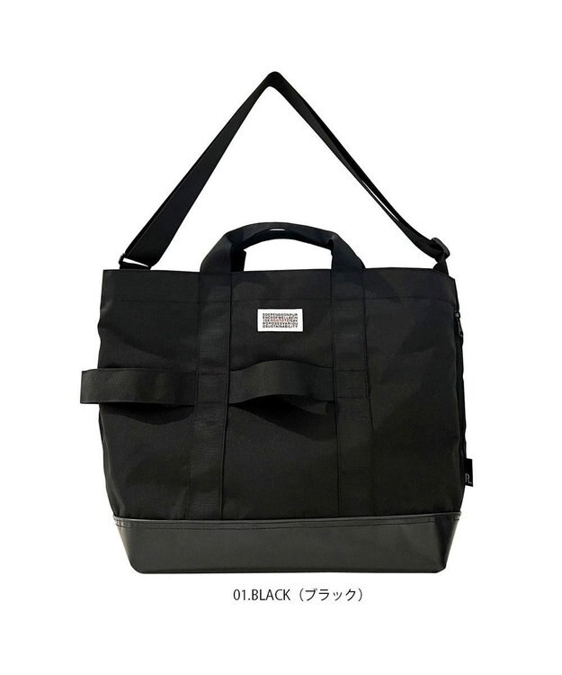 ROOTOTE 1368【撥水加工】SN.グランデ.2way.シェア-A 01：ブラック