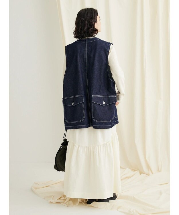 CRAFT STANDARD BOUTIQUE デニムワークベスト Dark Indigo