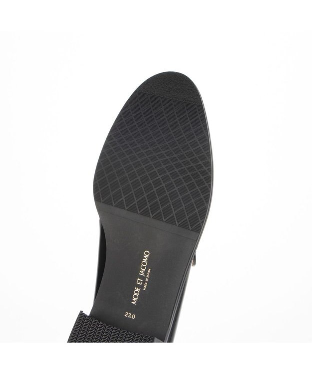 MODE ET JACOMO <MODE ET JACOMO>【レイン対応】コインローファー ブラックエナメル