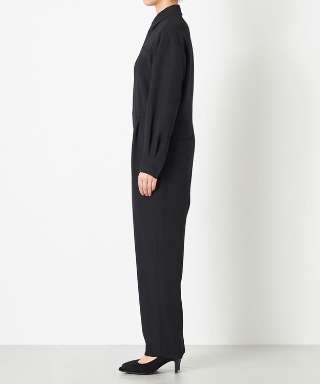 NAVE ウォッシャブルツイル ジャンプスーツ ブラック系