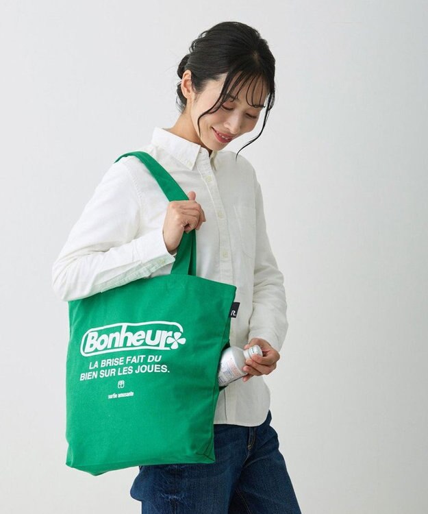 ROOTOTE 1086【A4サイズ収納】SC.トール.リサイクルコットン-A 05：グリーン