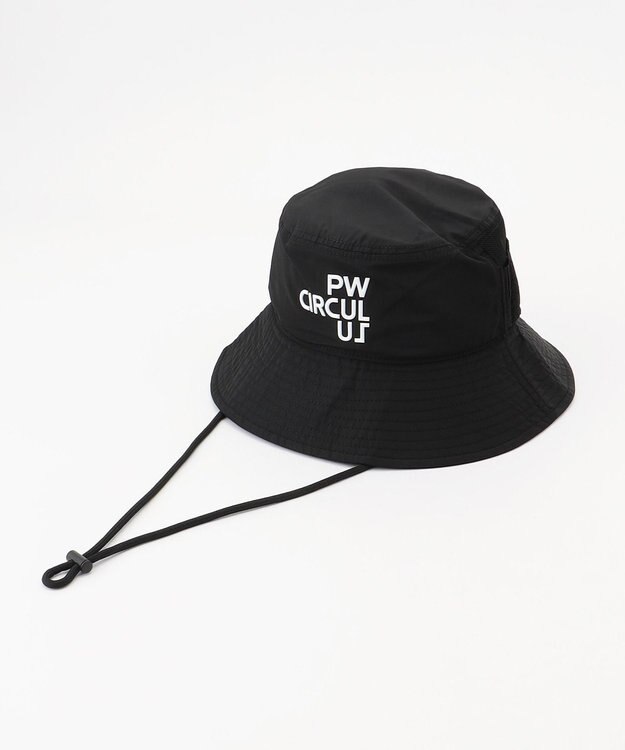 PW CIRCULUS 【追加で入荷 / 小さくたためる】【UNISEX】メッシュバケットハット ブラック系