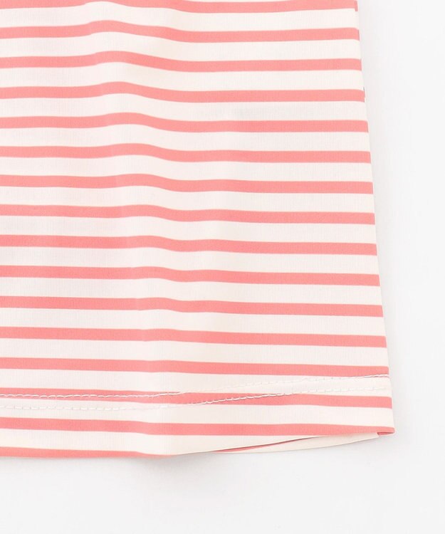 組曲 KIDS 【UVカット】【SS-Lサイズ】マリンストライプ スイムウェア(セパレート) コーラル