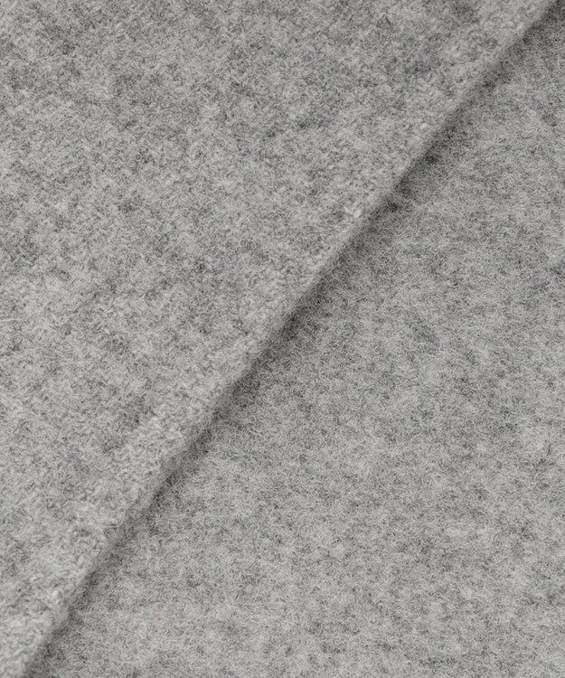 23区 ウールリバー スタンドカラーコート ライトグレー系