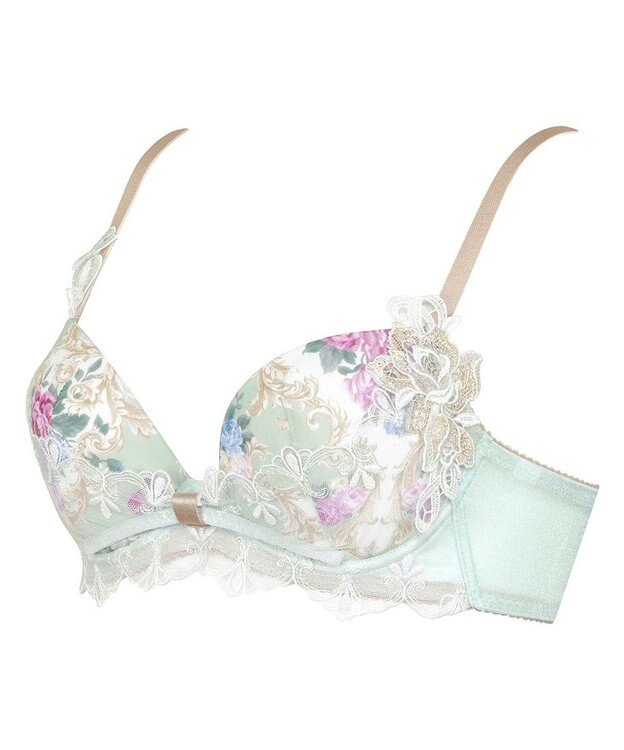 WACOAL ルジェ 【リボンブラ】 ブラジャー キレイな谷間をメイク 動いても谷間をキープ レディース BCA737 /ワコール メロン