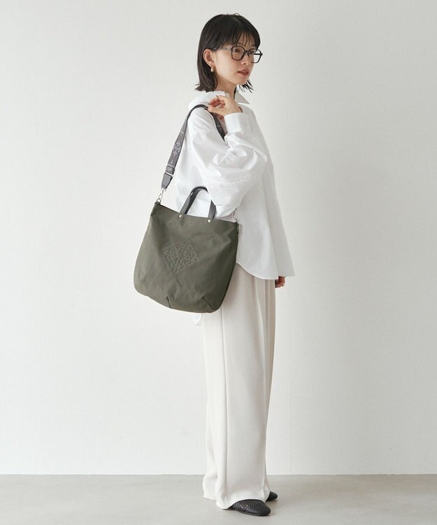 russet 《15か月連続！ブランド月間ランキング1位》コーデュラナイロン 2WAYトートバッグ(CE-1404-WEB) Gray