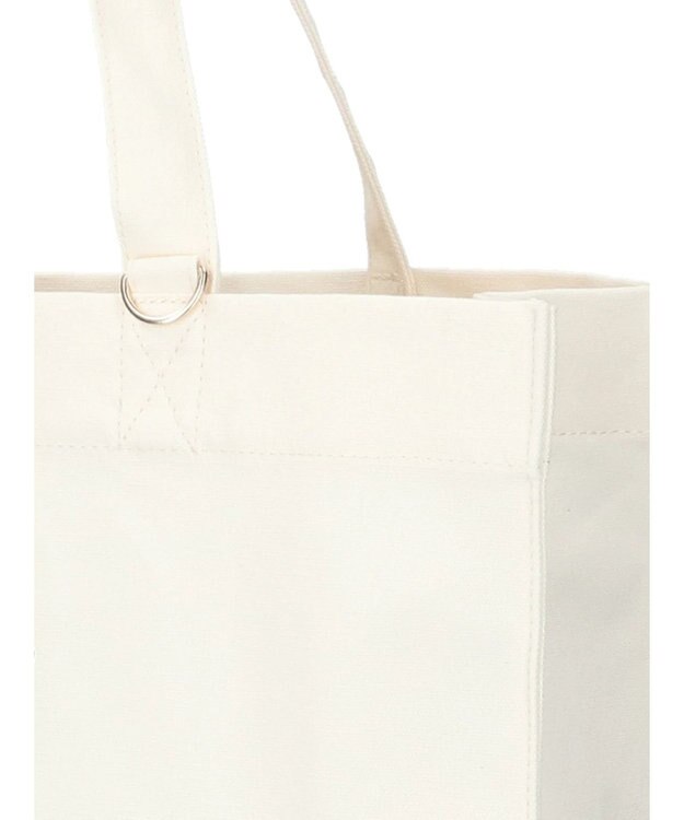 Green Parks Ｓｍｉｌｅｙ　Ｆａｃｅ／フラワープリントＢｉｇトートバック Off White