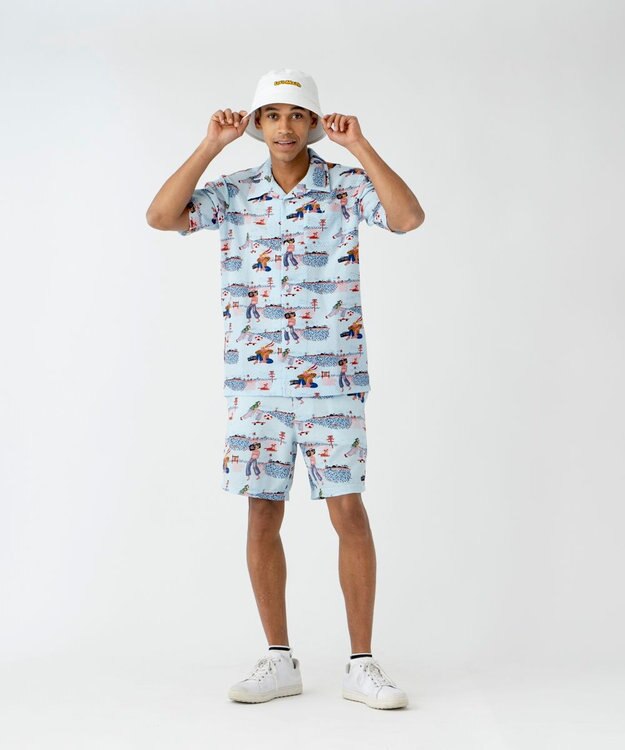 FILA GOLF／marie claire 【LOUDMOUTH】ベーシックバケットハット White