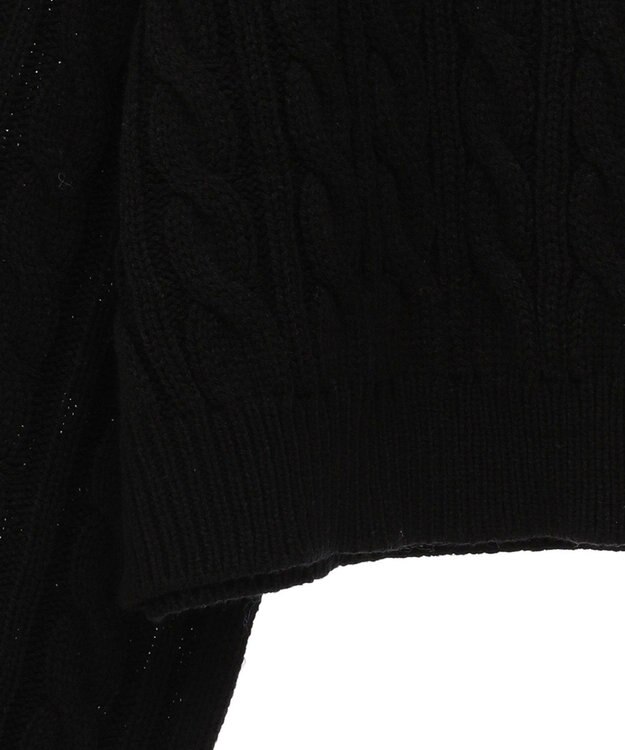 Green Parks ・ｓｗｉｎｇ　ｂｙ　ラインケーブルタートルニット Black