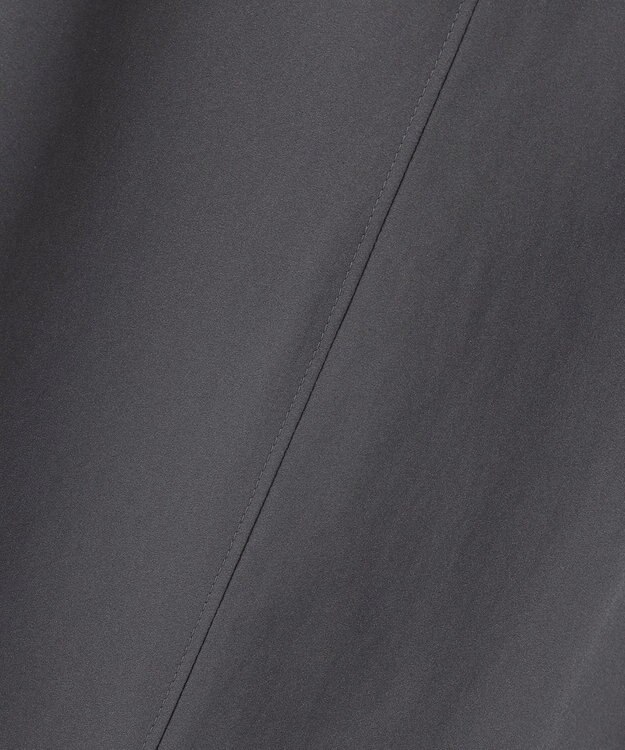 UNFILO L 【mi-molletコラボ】FINE MOVE Iラインワンピース チャコール