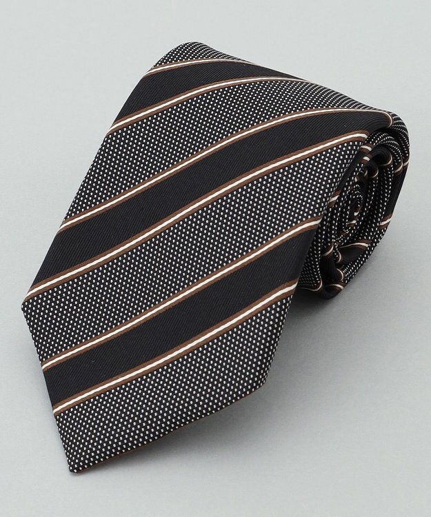 GOTAIRIKU 【日本製】西陣ネクタイ＿BLACK・BROWN ブラック系1