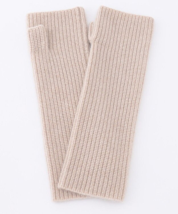 23区 ピュアカシミヤ アーム ウォーマー ベージュ系