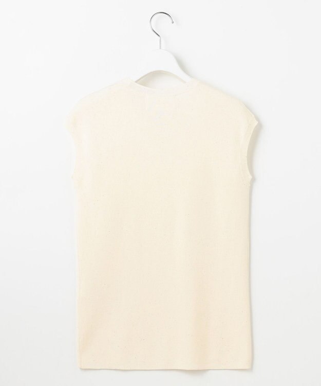 自由区 【カトリエムブーケ】Brillance delicate スパンコールノースリーブプルオーバー オフ