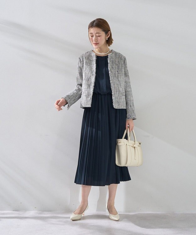 YECCA VECCA ツイードジャケット(1) Mix