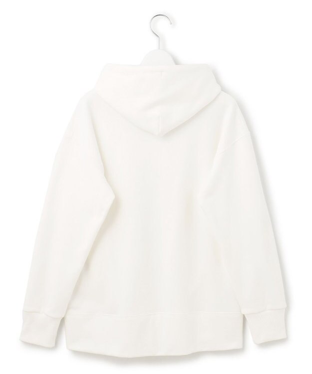 23区 【洗える】オーガニックコットンテリー プルオーバー フーディー ホワイト系