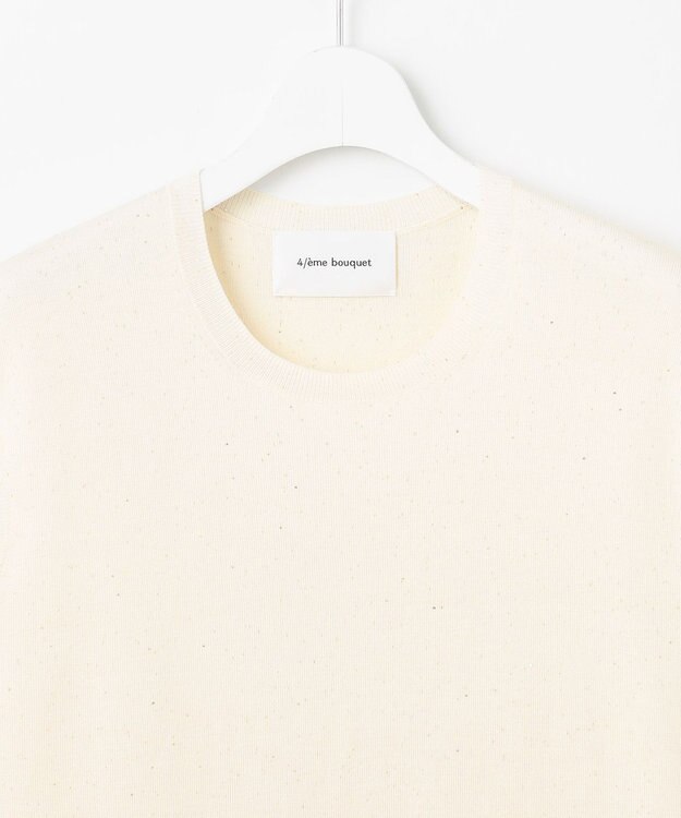 自由区 【カトリエムブーケ】Brillance delicate スパンコールノースリーブプルオーバー オフ