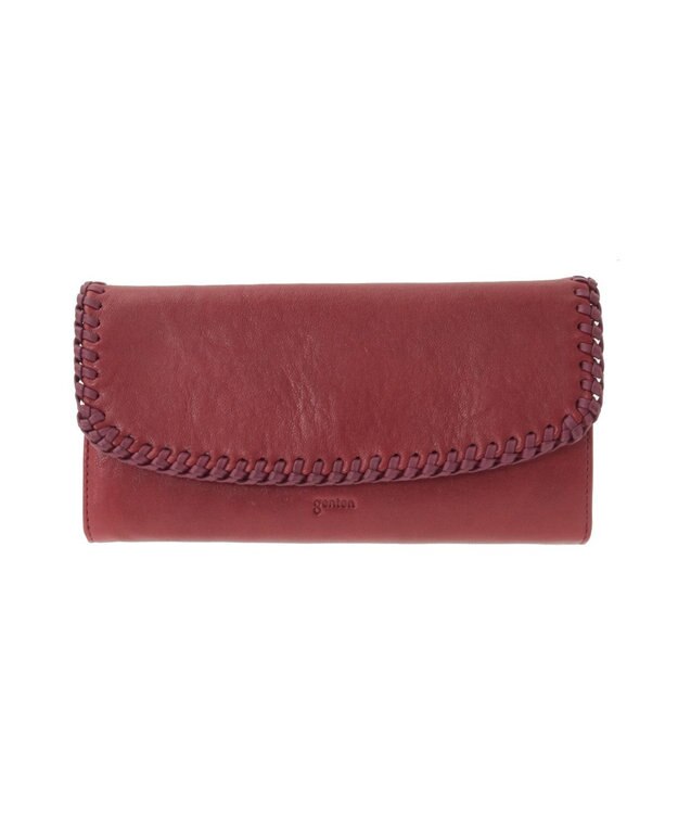 genten ウールシープソフト 長財布 ワイン