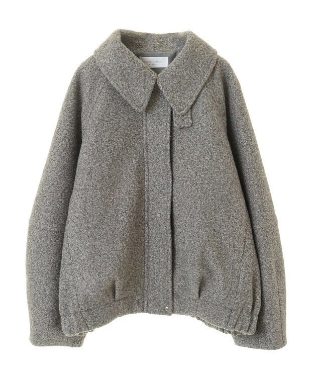 Green Parks ２ＷＡＹカラーコクーンブルゾン Gray Mixture