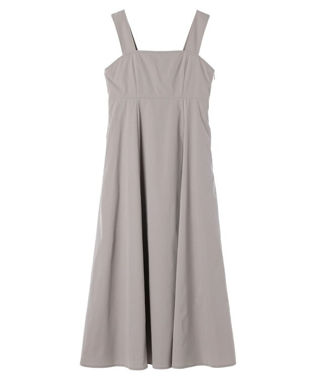 earth music&ecology ステッチジャンドレ Gray Beige