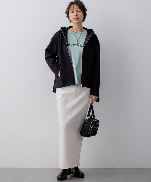 23区 ナロー フープ ピアス シルバー系