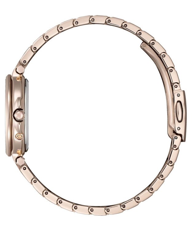 CITIZEN 【xC】ハンサムなサクラカラーの光発電エコ・ドライブ電波時計 EC1017-58A サクラ色