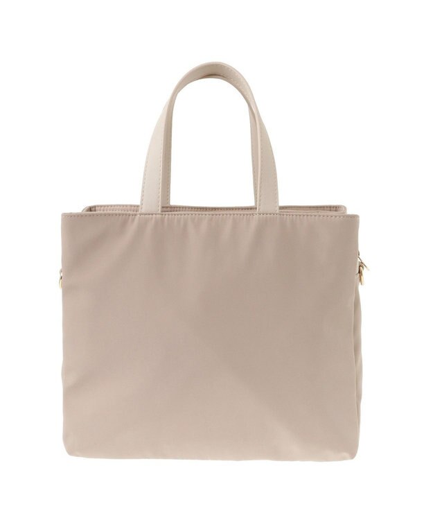 Maison de FLEUR EC限定リボン3ルーム2Wayトートバッグ Beige