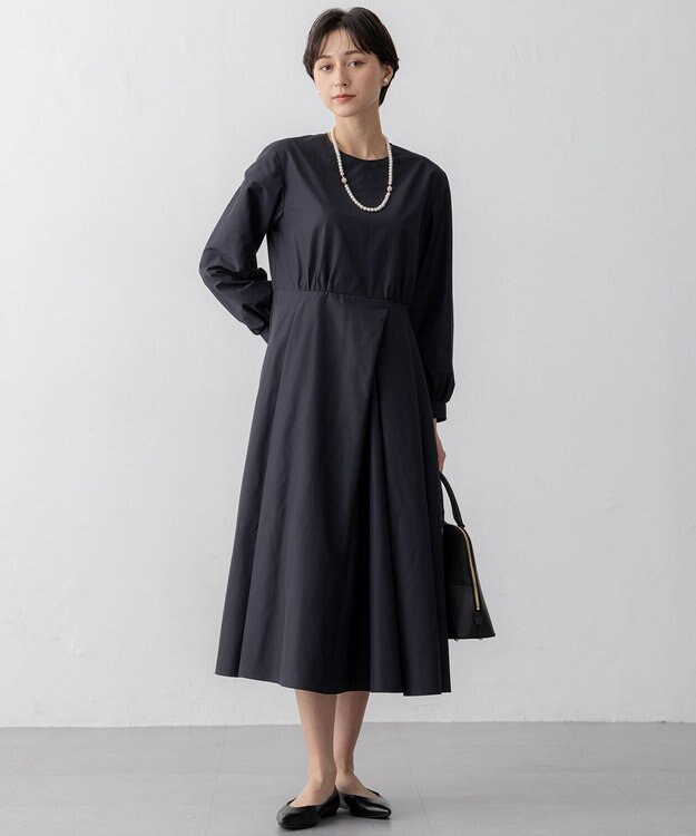 23区 【VERYコラボ】ラスタークロス タックワンピース ネイビー系