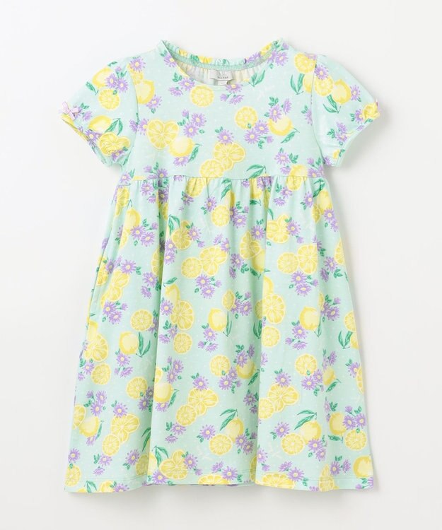 ANY KIDS カットソー サマー ワンピース ミントレモン