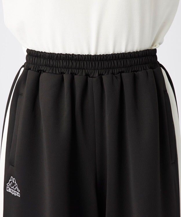 OP／FILA 【Kappa】ジャージ トラックワイドパンツ ブラック