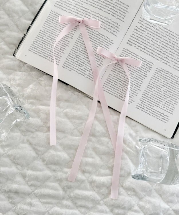 WEGO L2Pロングナローリボンクリップ ライトピンク