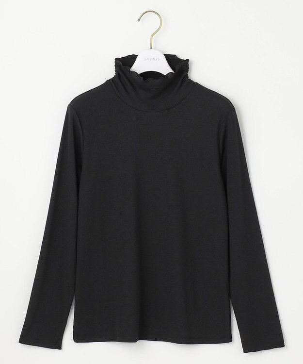 ANY SIS 【洗える】シアーリブ インナー ブラック