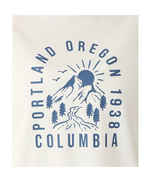 Columbia Columbia/ ウィメンズヤハラフォレストショートスリーブTシャツ /コロンビア Sea Salt、 Mountain Graphic