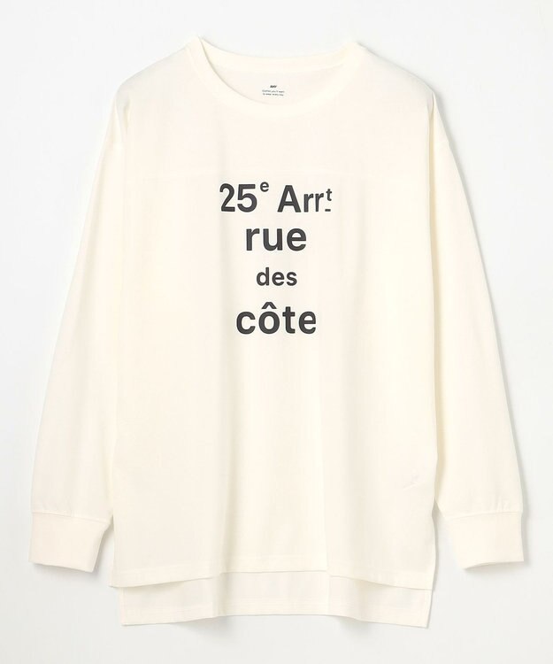 ANY L フットボールロングスリーブＴシャツ オフ