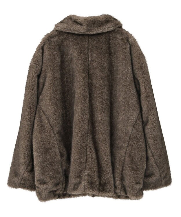 Green Parks ミンクライクファーブルゾン Gray