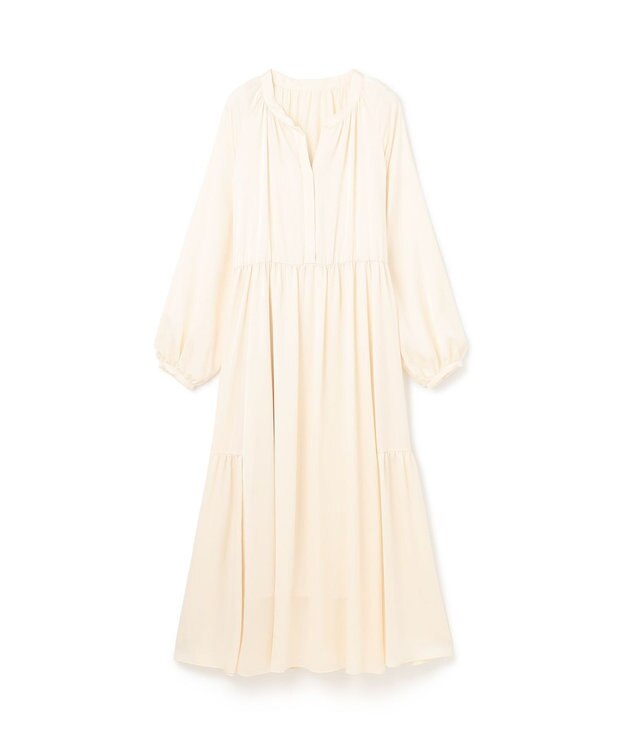 GRACE CONTINENTAL シルキーカフタンワンピース キナリ