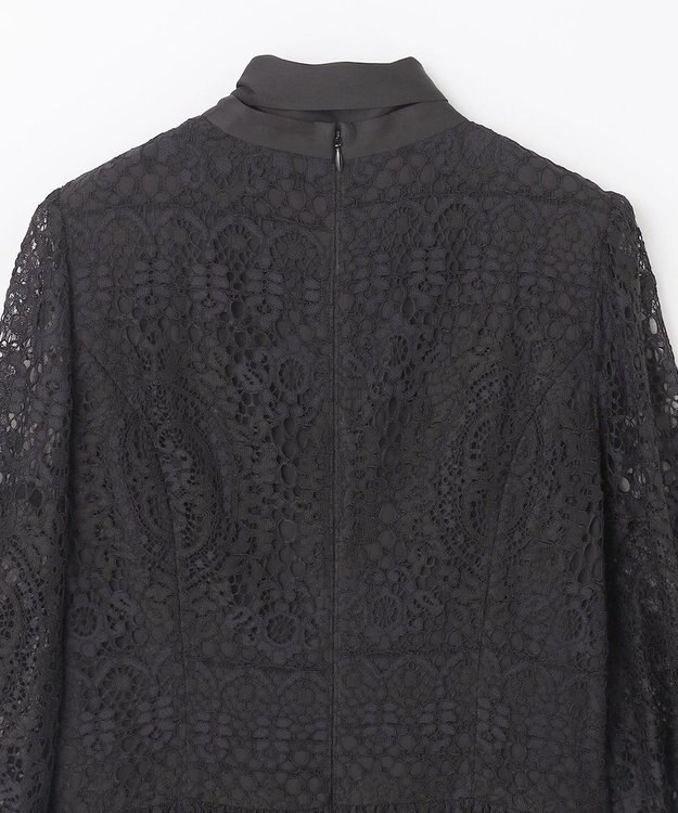 GRACE CONTINENTAL レースボウタイワンピース ブラック