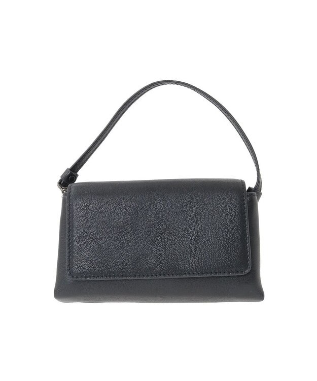 genten エッセンシャルゴート 2WAYポシェット クロ