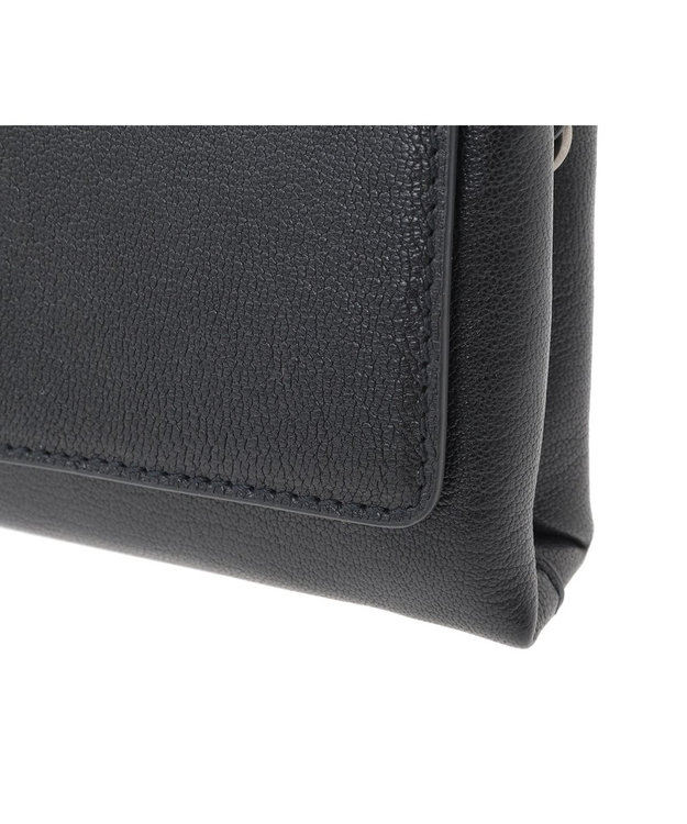 genten エッセンシャルゴート 2WAYポシェット クロ