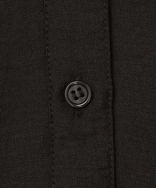 Feroux ダブルリボンシアー ブラウス ブラック系