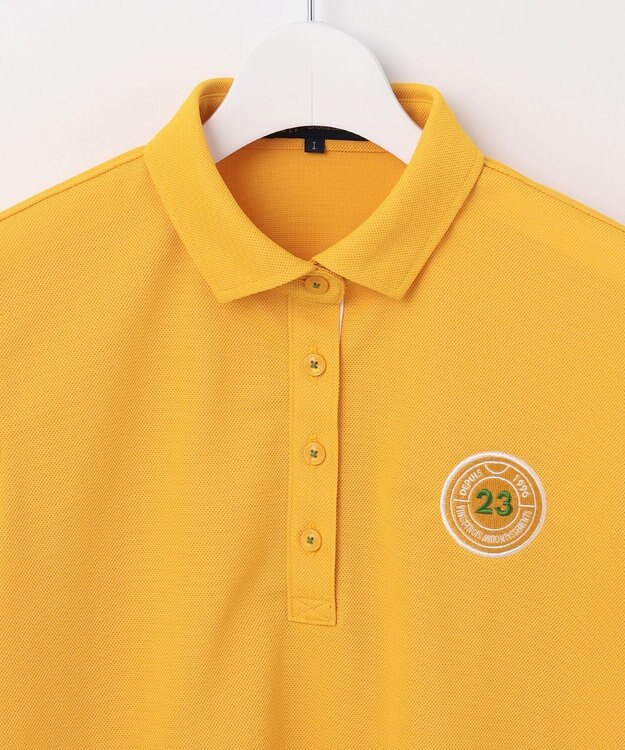 23区GOLF 【WOMEN】【吸水速乾/UVカット】エイトロックポロシャツ イエロー系