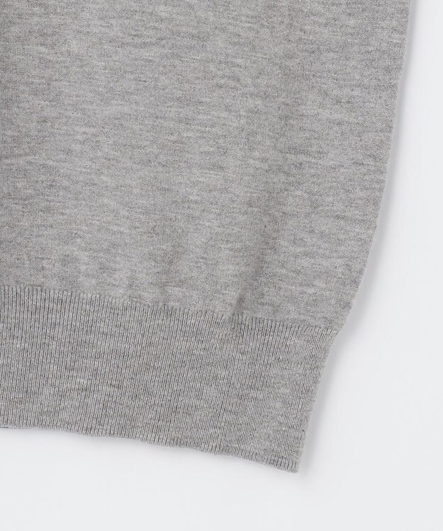 J.PRESS LADIES S 【WEB限定・人気定番アイテム・シーンレスに活躍】PRINCE Vネック ニット グレー系