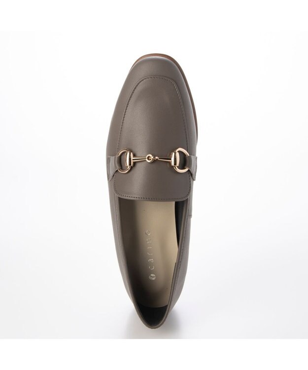 MODE ET JACOMO <carino>レザービットローファー ダークグレー